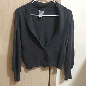 Dark gray Worthington cardigan